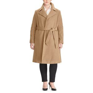 plus size cashmere coat